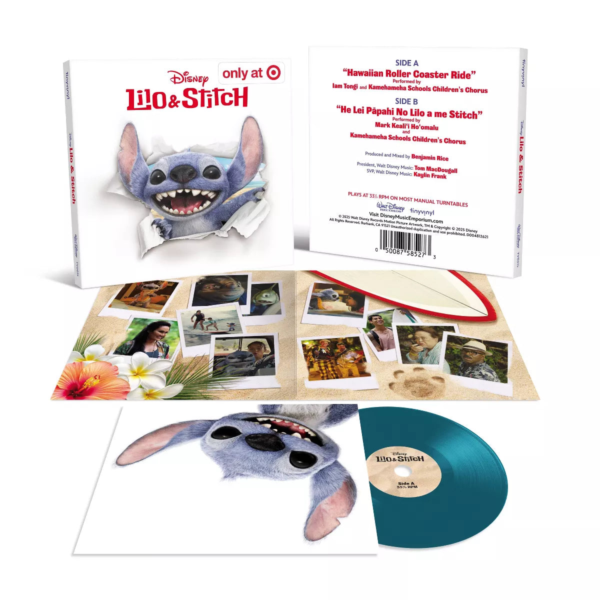 Mark Keali'I Ho'Omalu, Kamehameha Schools Tiny Vinyl Edition - Hawaiian Roller Coaster Ride/He Mele No Lilo (Target Exclusive, Vinyl 4 Inch)
