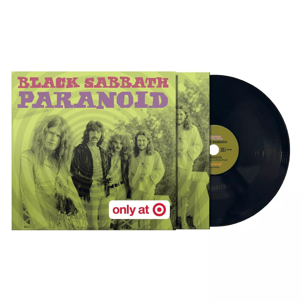 Black Sabbath Tiny Vinyl Edition - Paranoid/The Wizard (Target Exclusive, Vinyl 4 Inch)